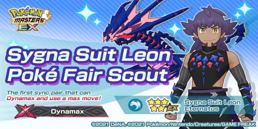 Pokémon Masters EX adds a new Dynamaxing Sync Pair, and is celebrating its second anniversary with events and awards