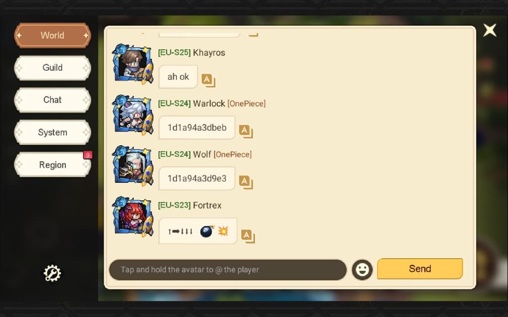 chat with codes